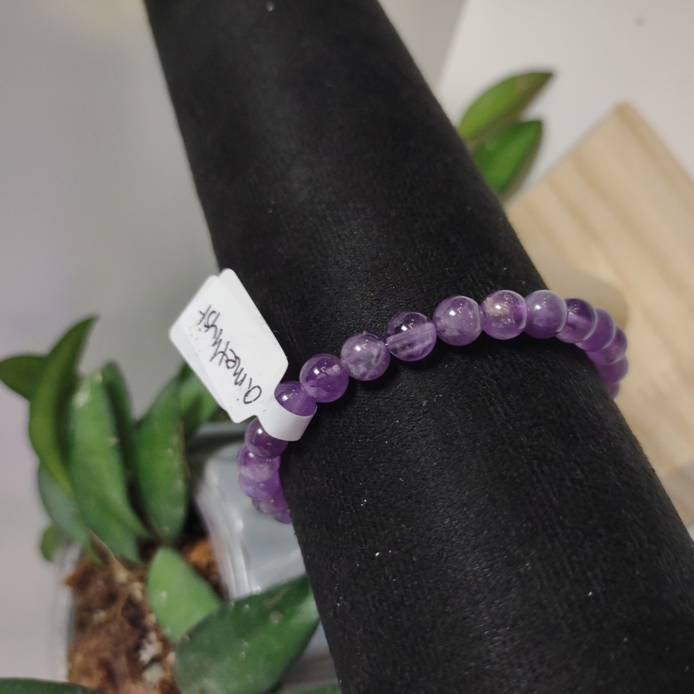 Amethyst Purple Beaded Bracelet Classic Design
